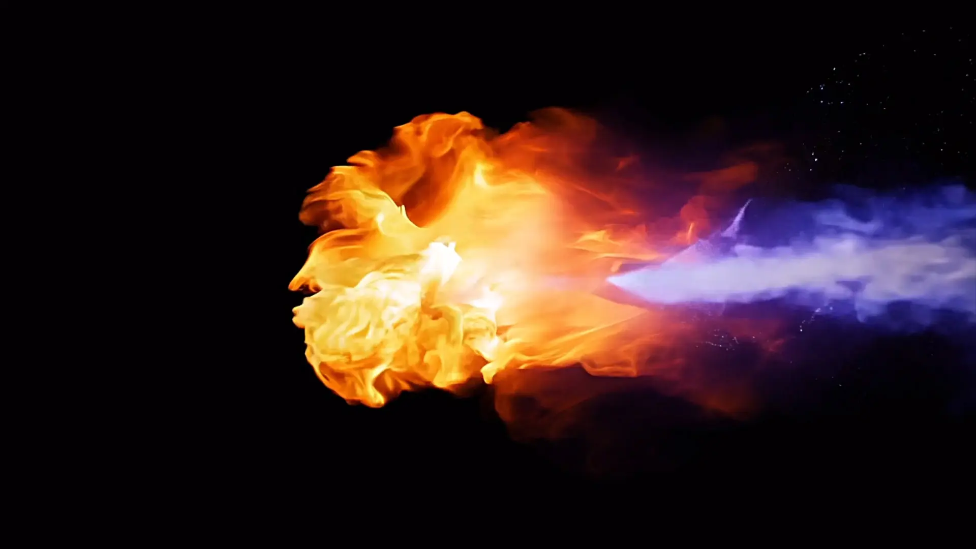 Stellar Flare and Nebula Space Effect Transition for Video Projects